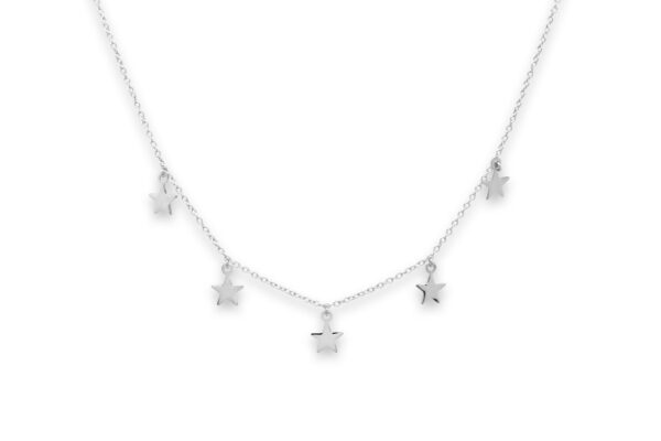 Asti necklace sterling silver starburst wildwood cornwall boho