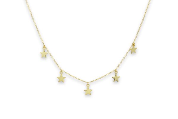 asti gold star charm necklace wildwood cornwall boho