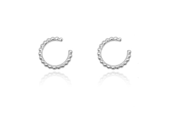 pair of sterling silver cuff earrings boho betty wildwood cornwall