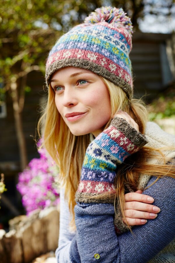 Pachamama fair isle fair trade beanie hat