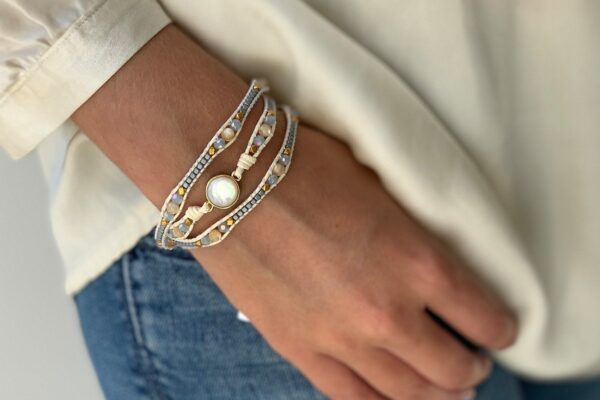 Boho betty pearl bracelet wrap