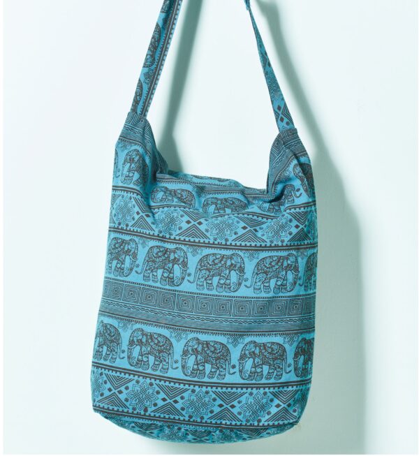 Petrel blue elephant shoulder bag