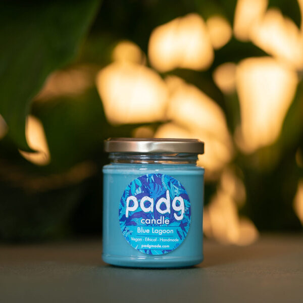 Padg candle blue lagoon sustainable
