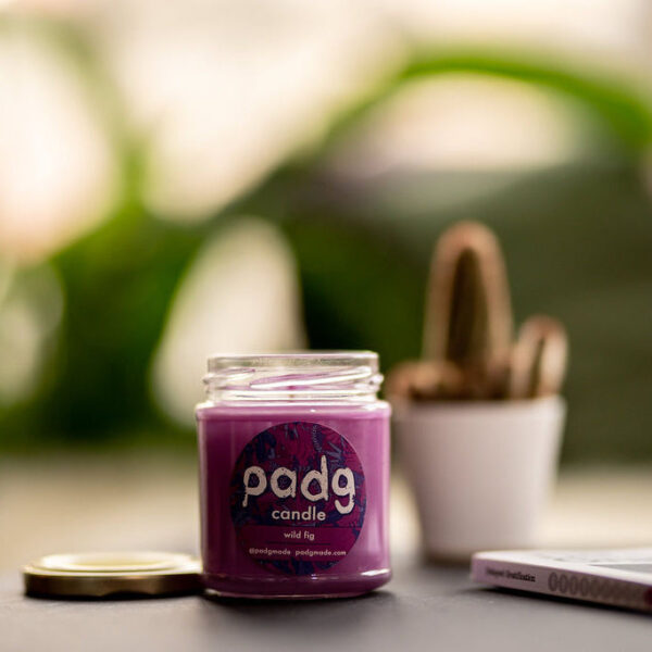 wild fig candle purple ethical sustainable