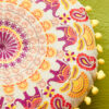 Burnt orange yoga cushion wildwood cornwall