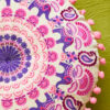Purple mandala yoga cushion wildwood cornwall