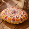orange mandala cushion wildwood cornwall