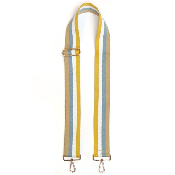 mustard stripe interchangeable bag strap Wildwood Cornwall Bude