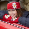 red daisy wool head band pachamama wildwood cornwall bude