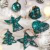 Green christmas tree decorations fair trade wildwood cornwall