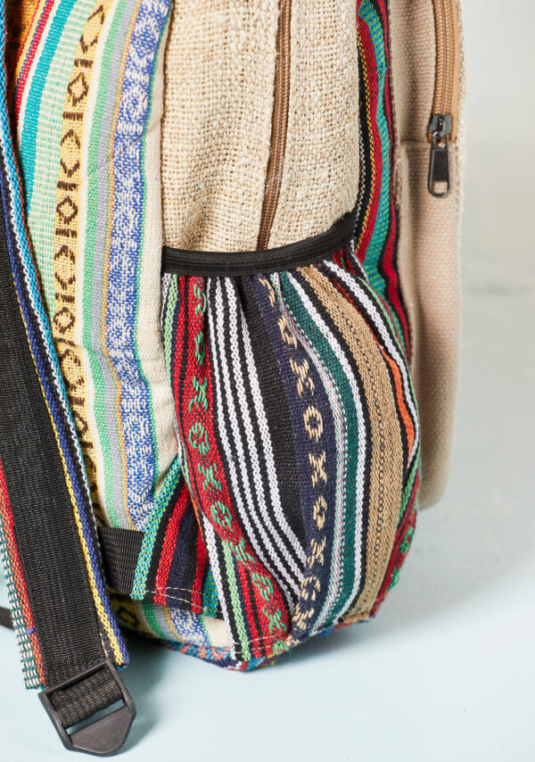 Side pocket om backpack hemp wildwood cornwall