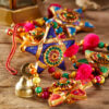 Star hanging decoration Indian boho Christmas decoration ethical