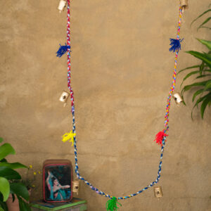 recycled sari bell garland fairtrade wildwood cornwall