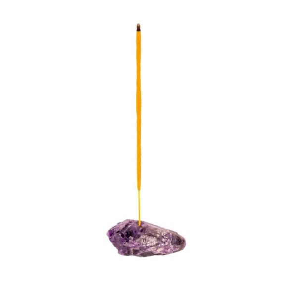 Amethyst crystal incense holder Wildwood Cornwall Bude