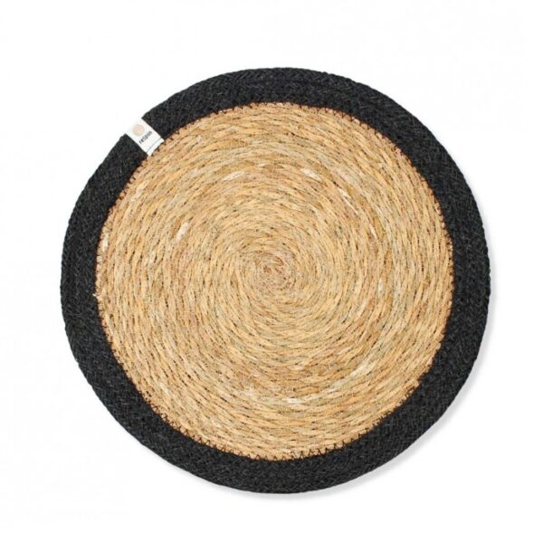 black seagrass jute respiin tablemat placemat wildwood cornwall bude