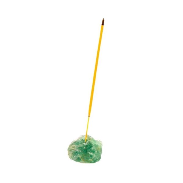 green fluorite incense stick holder Wildwood Cornwall Bude