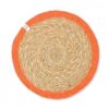 orange respiin seagrass tablemat placemat Wildwood Cornwall