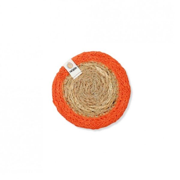 orange natural seagrass jute coaster respiin Wildwood Cornwall Bude