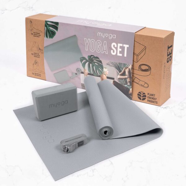 Myga yoga starter kit grey Wildwood Cornwall Bude