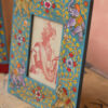 Turquoise elephant photo frame Wildwood Cornwall fair trade