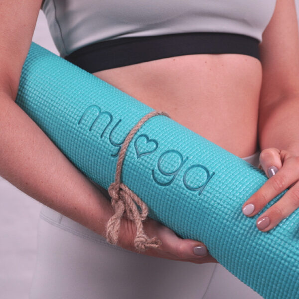 Turquoise yoga mat Wildwood Cornwall