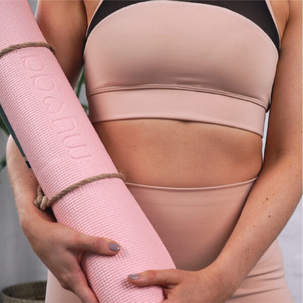 baby pink yoga mat Myga Wildwood Cornwall