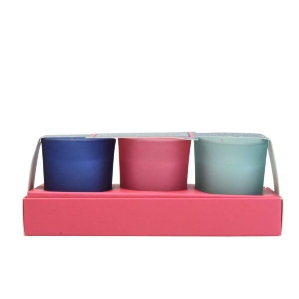 Jaipur set of 3 candles Wildwood Cornwall Bude