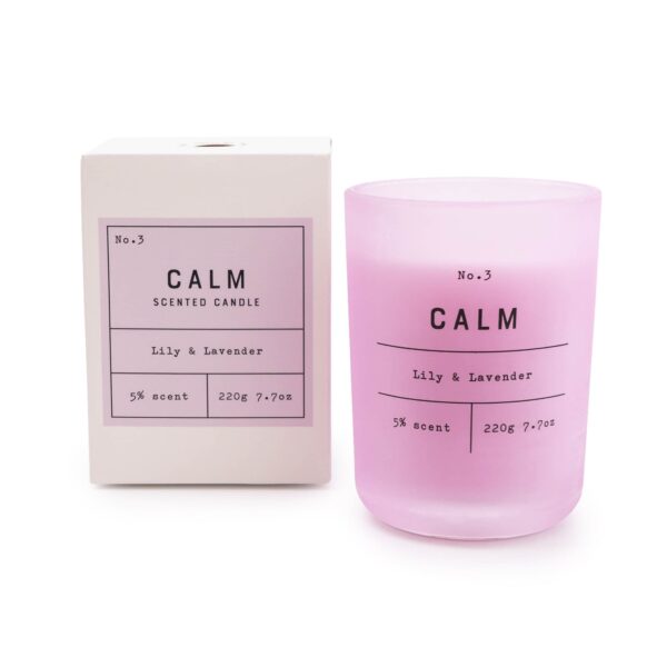 calm candle lily and lavender Wildwood Cornwall
