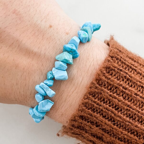 turquoise chip bracelet Wildwood Cornwall wishstrings