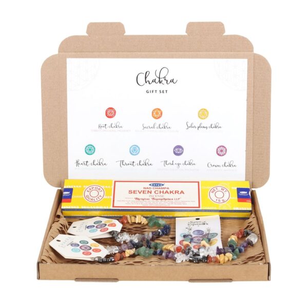 Chakra crystal chip jewellery set Wildwood Cornwall