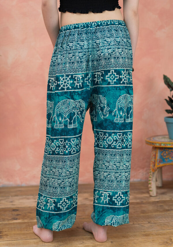 Sea green wildwood cornwall elephant harem pants