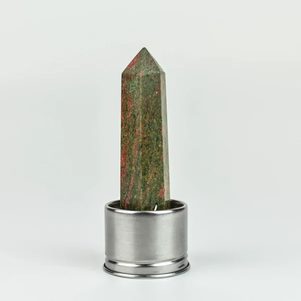 Epidote Crystal wand for crystal clear water bottle Wildwood Cornwall