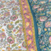 Rich floral block print reversible quilt - Image 7
