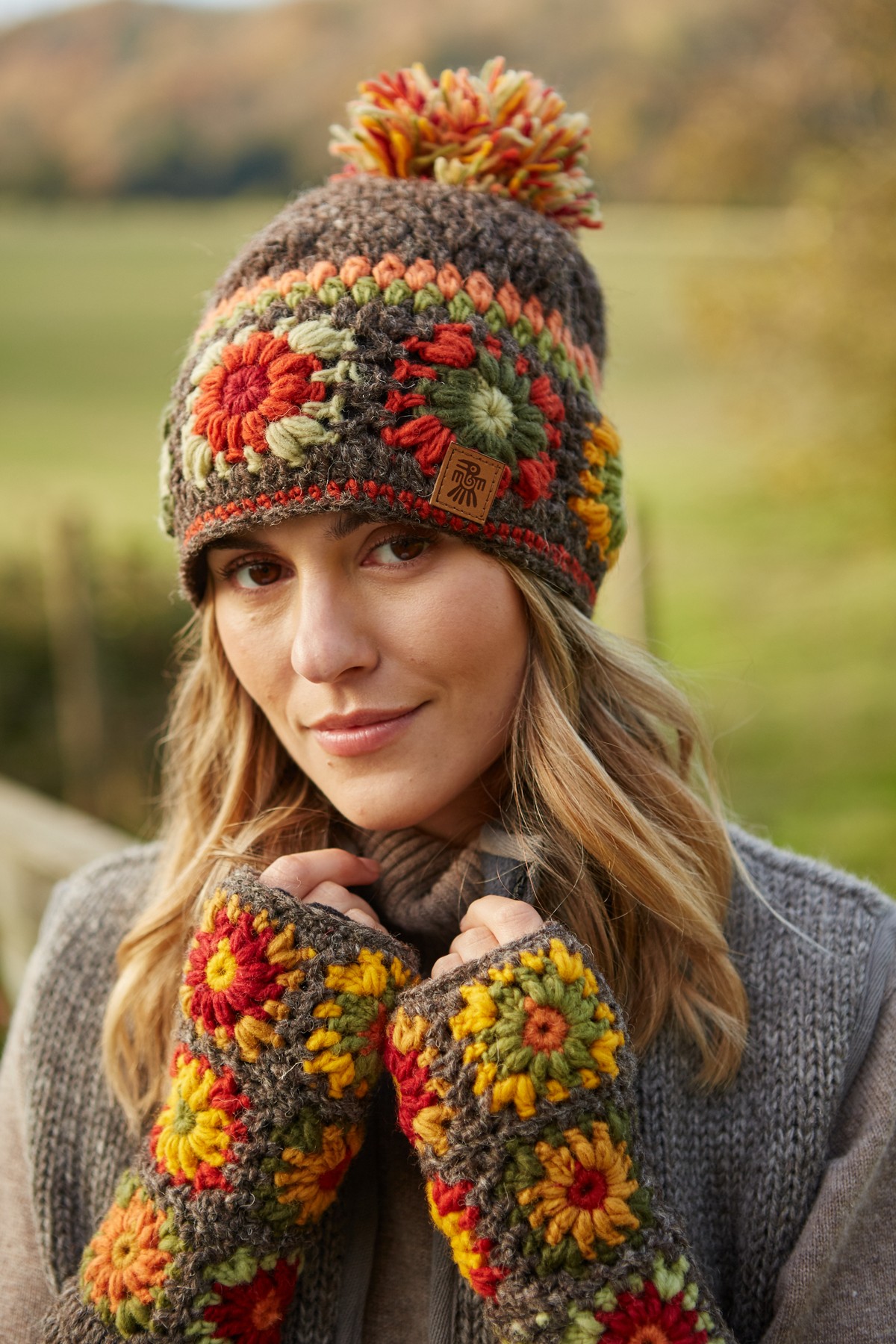 Pachamama Woodstock bobble hat Wildwood Bude Cornwall