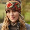 woodstock floral retro beanie pachamama