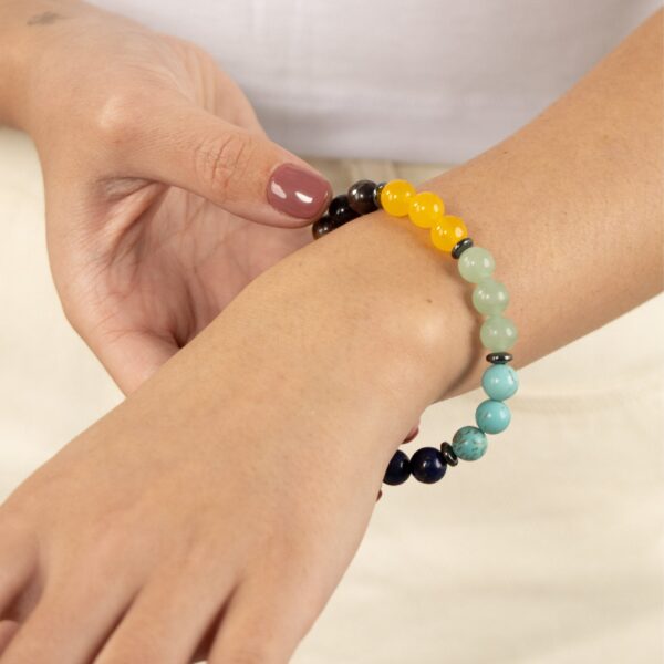 Chakra bead bracelet Wildwood cornwall bude