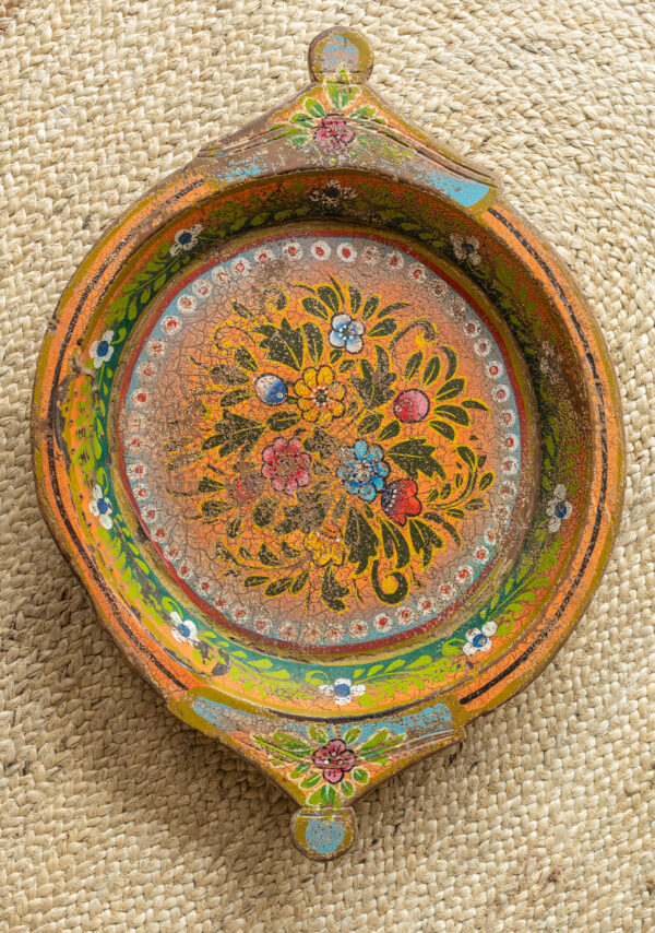 Orange parat bowl tray wildwood