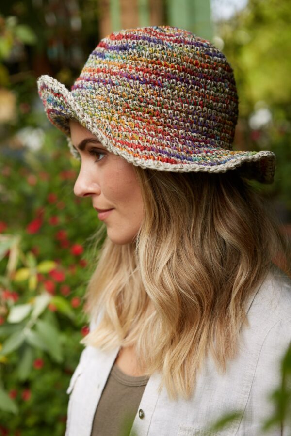 Hemp cotton pachamama wire brim hat Wildwood cornwall