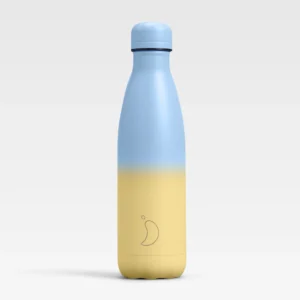 chillys gradient bottle sky blue yellow 500ml Wildwood Cornwall