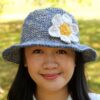 denim cotton hamp daisy hat Wildwood cornwall pachamama