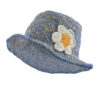 denim daisy brim hat hemp pachamama wildwood fair trade