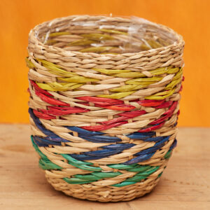 fair trade woven basket planter Wildwood Cornwall