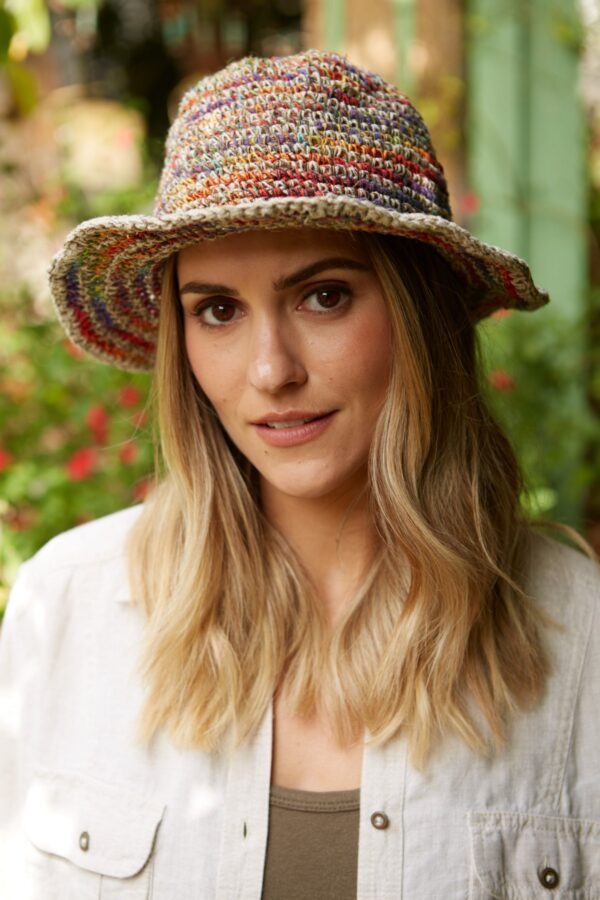 hemp cotton pachamama hat wire brim fair trade Wildwood