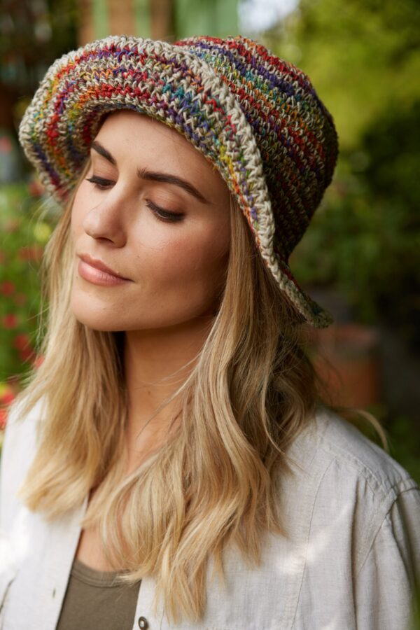 hemp wire brim hat Wildwood Cornwall pachamama