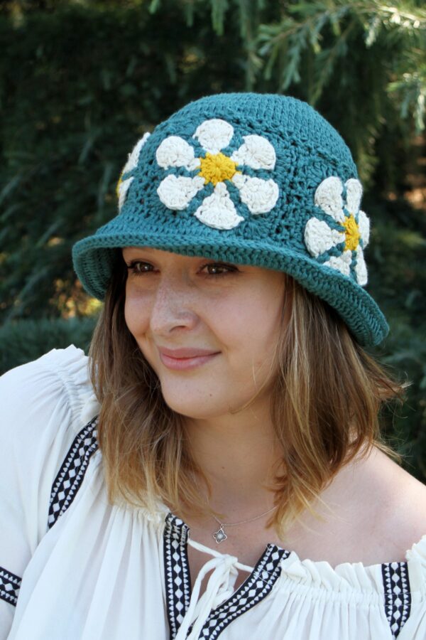 pachamama daisy bucket hat Wildwood Cornwall