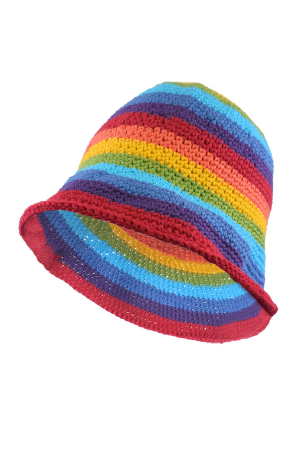 Rainbow bucket hat Pachamama