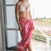 pink cotton sarong Pachamama Wildwood Cornwall