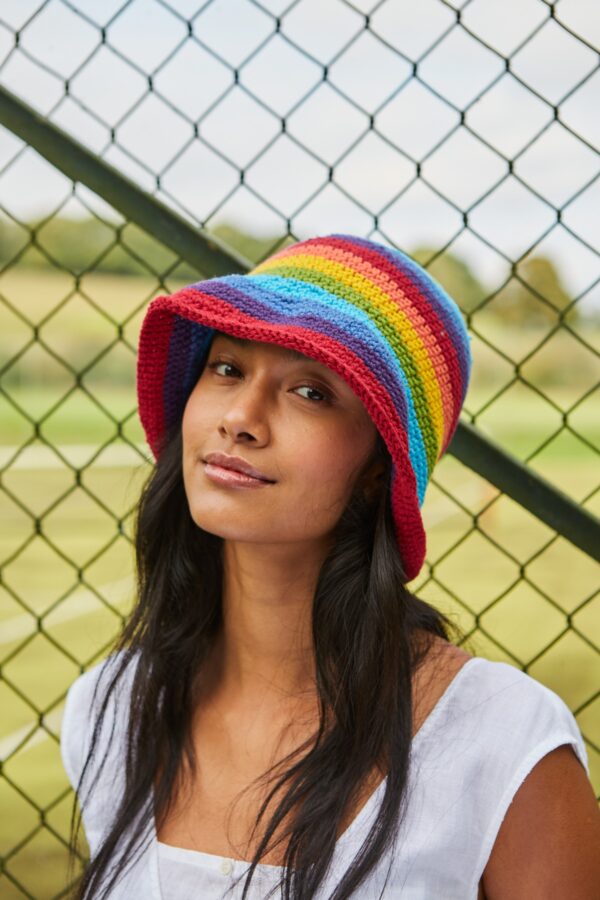 rainbow bucket hat Wildwood cornwall