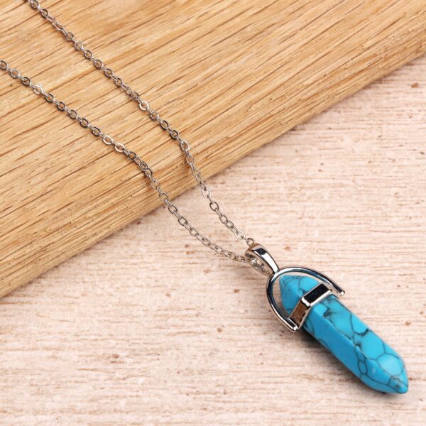 Turquoise crystal necklace Wildwood COrnwall