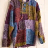 Fair trade mushroom patchwork hooded top Wildwood Cornwall